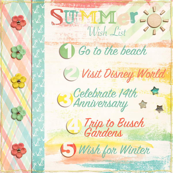 Summer Wish List