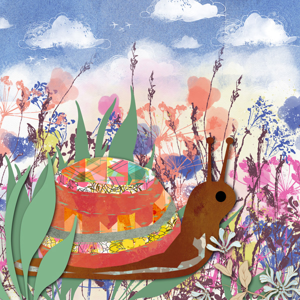 Summerschool-snail-collage-finished