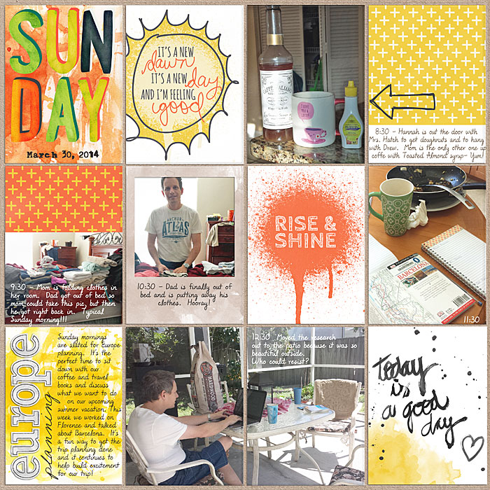 Sunday - A Day in the Life (left)