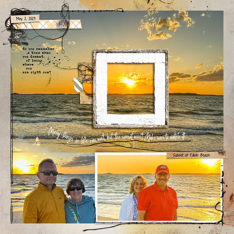 Sunset at Edisto Beach