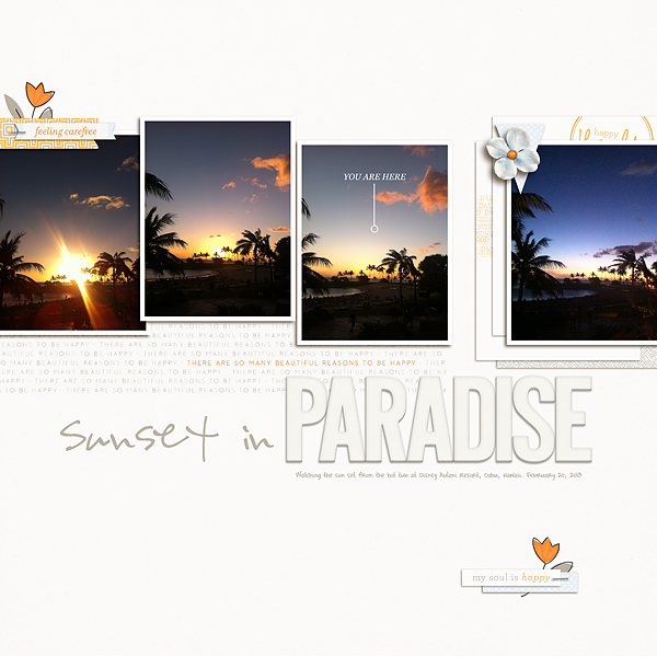 Sunset in Paradise