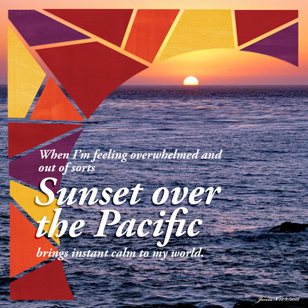 Sunset over the Pacific - Dec Challenge