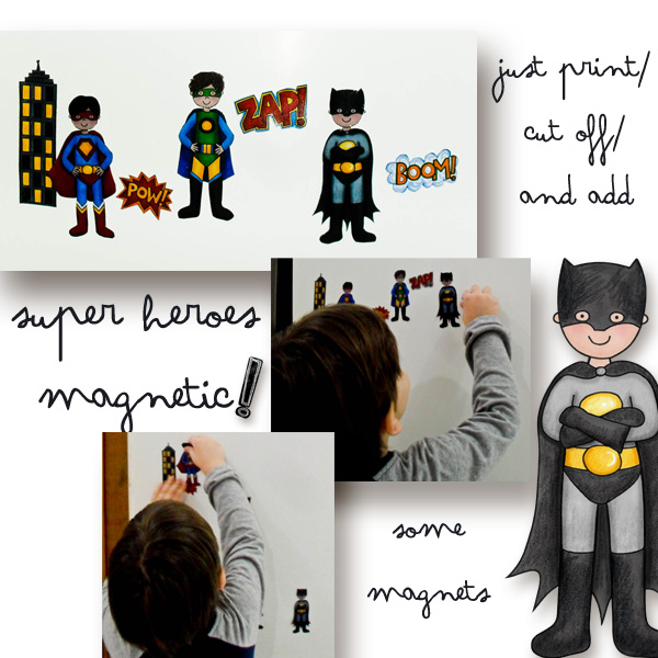super heroes - magnetic