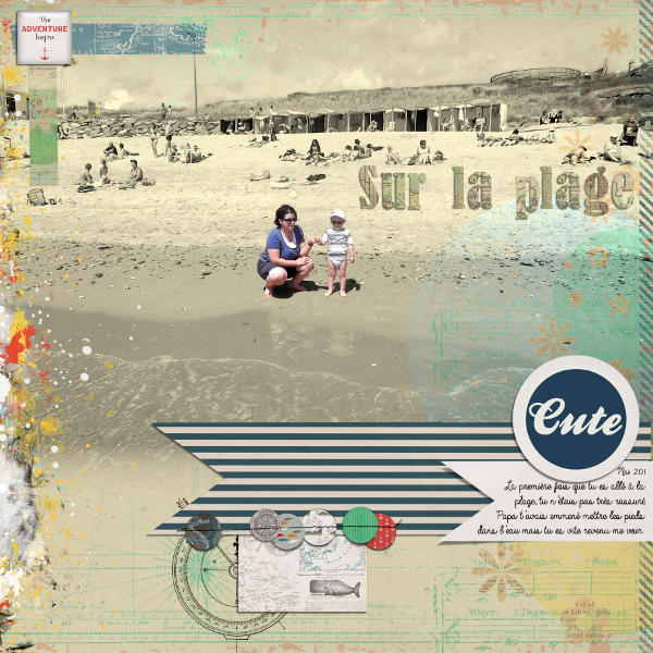 Sur la plage