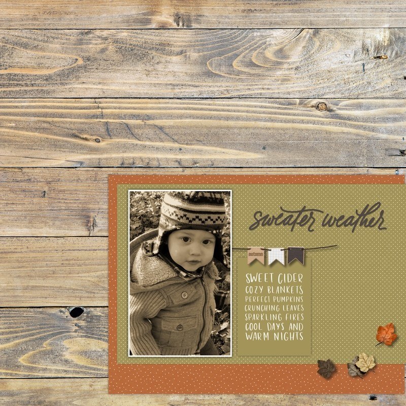 Sweater Weather - October Random Challenge