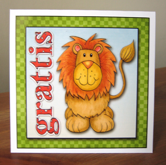 Swedish Birthday Card