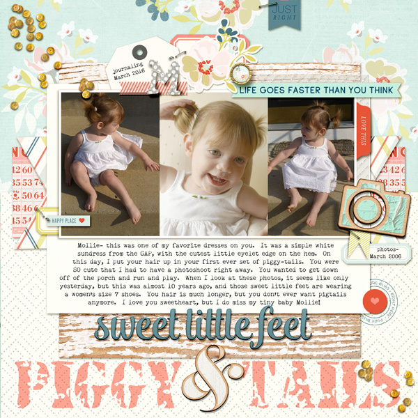 sweet little feet & PIGGY TAILS