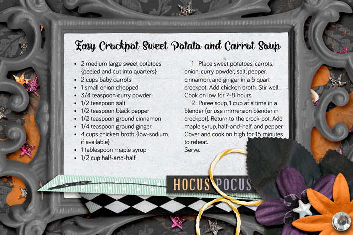 Sweet Potato and Carrot Soup