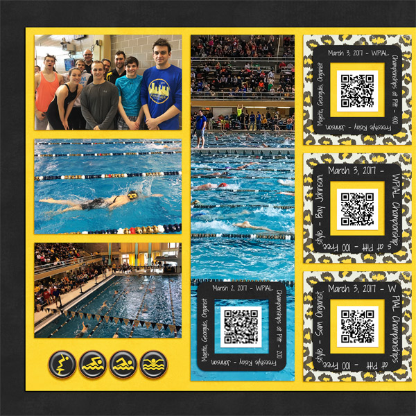 Swim Team Championships, left side