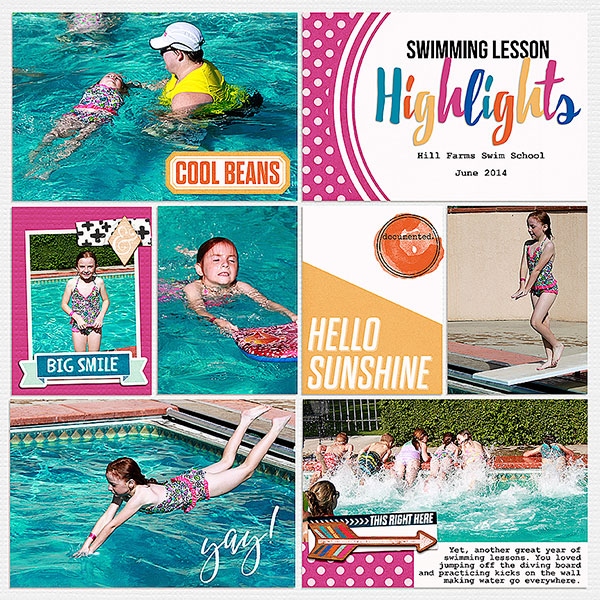swimming lesson highlights