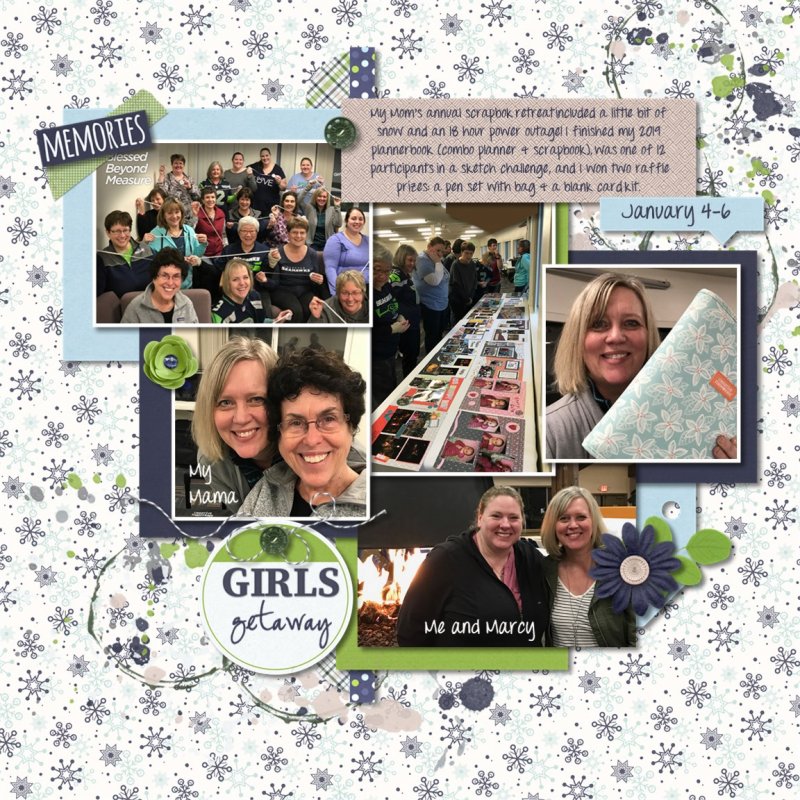 SWL Jan 2019 MIS Challenge - Scrapbook Retreat 2019