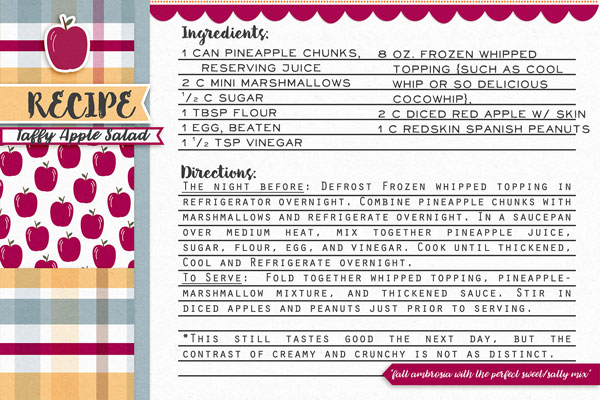 Taffy Apple Salad