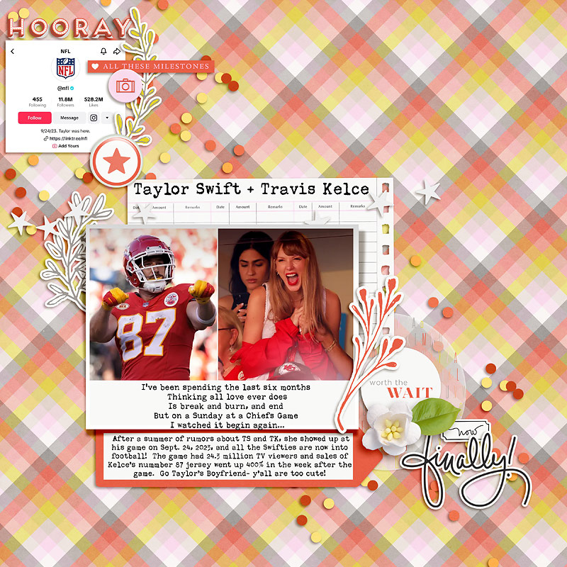 Taylor Swift + Travis Kelce
