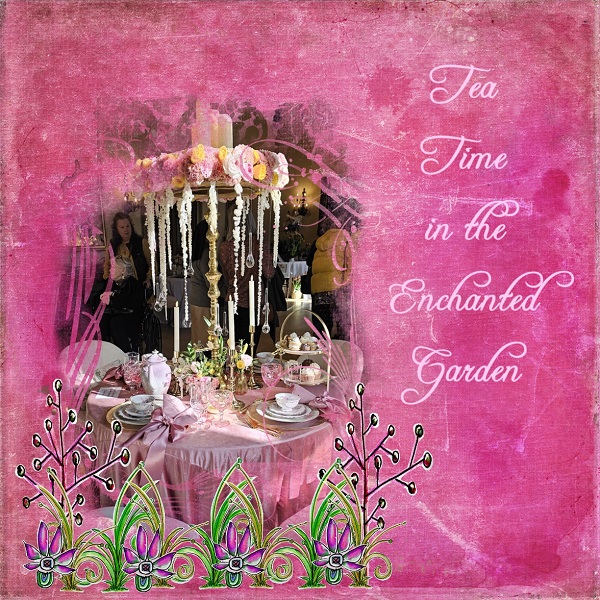 Tea Time In The Enchanted Garden