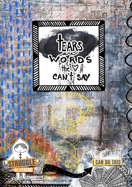 Tears are words