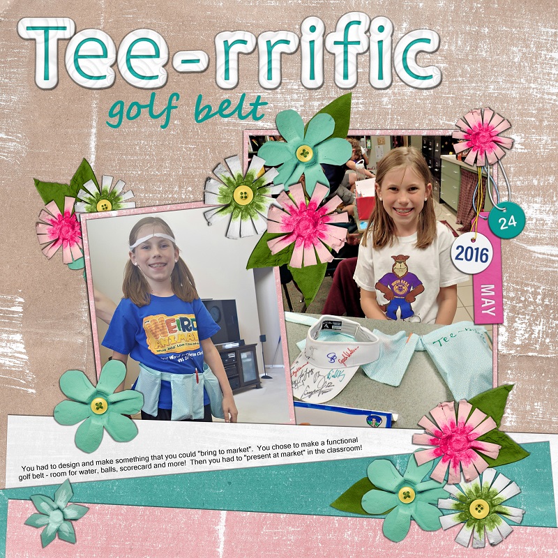 Tee-rrific Golf Belt