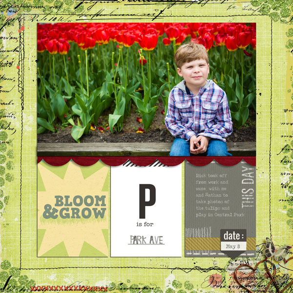 template challenge park avenue tulips