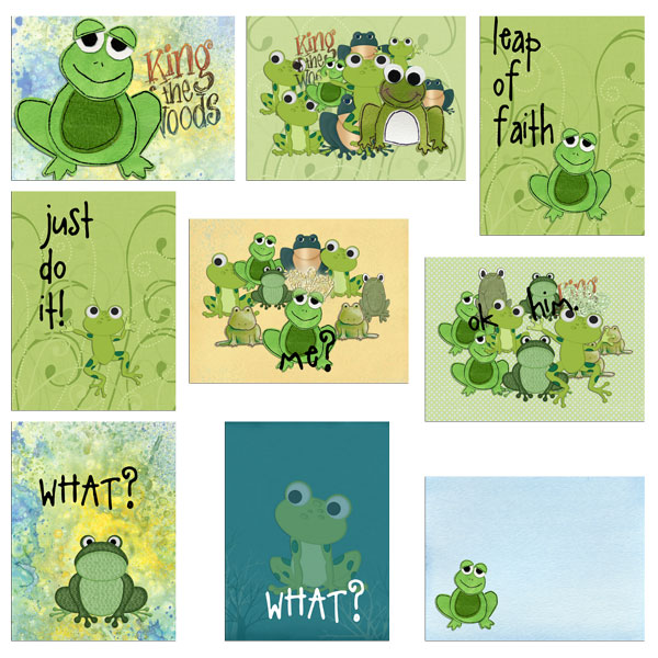 Ten Frogs a leaping