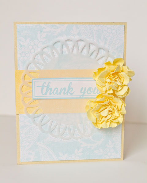 Thank You circle card