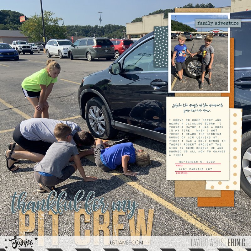 Thankful for my Pit Crew - Right