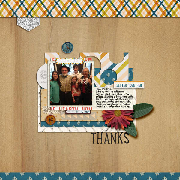 thanks- with G'ma and Papa