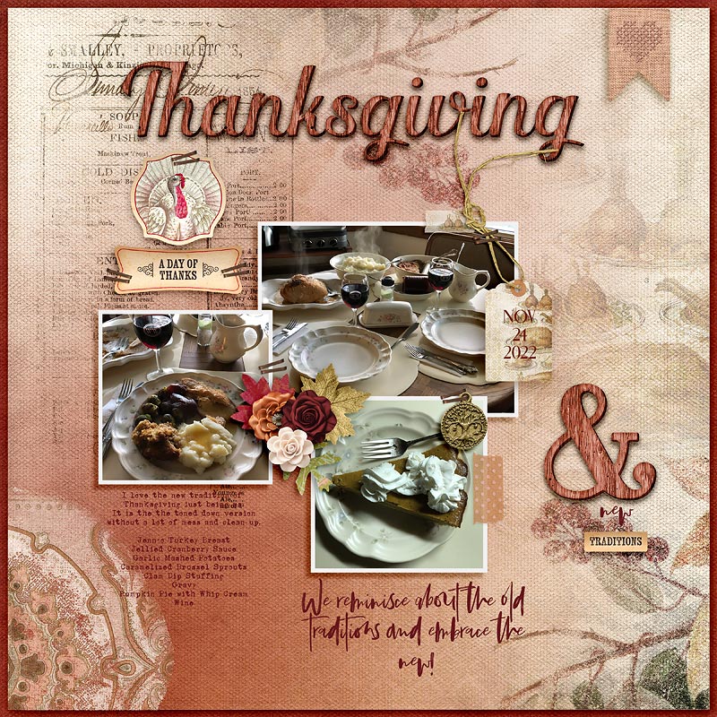 Thanksgiving  & New Traditions