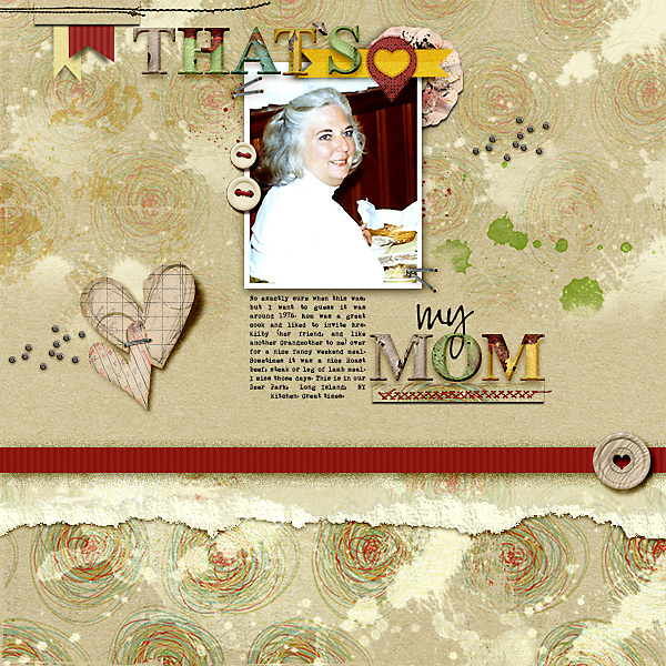 That's my Mom  (Sept Template Challenge)