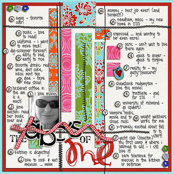 the abc's of me