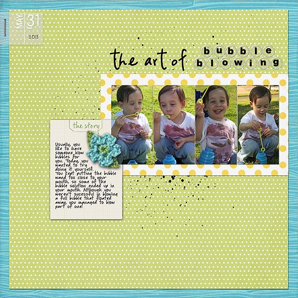 The Art of Blowing Bubbles