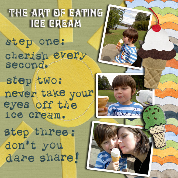 The Art of Eating Ice Cream