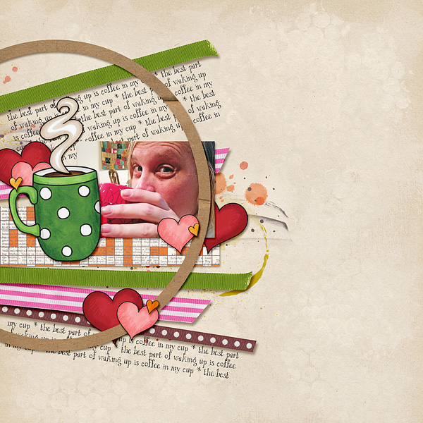 the best part of waking up is coffee in my cup
