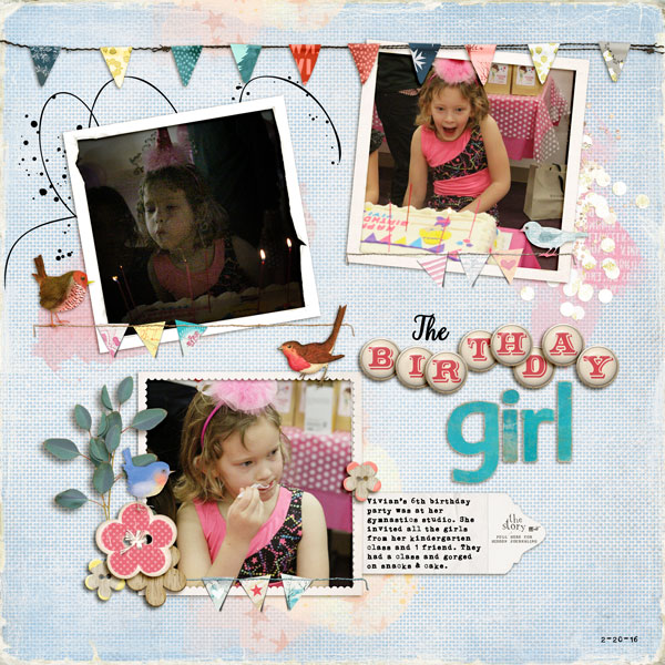 The Birthday Girl | Lynn Grieveson APRIL '16 Challenge