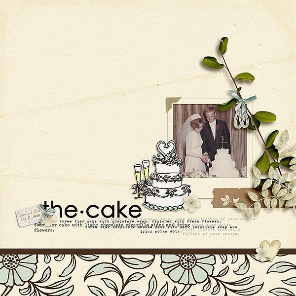 the cake