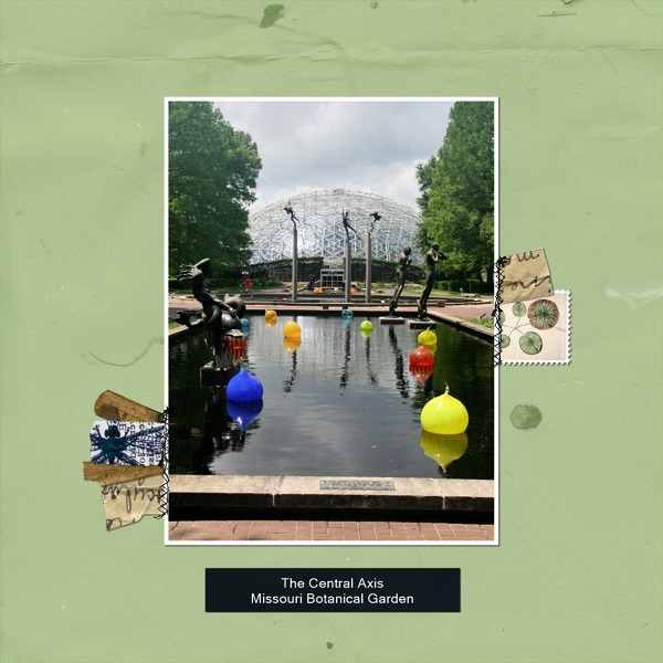 The Central Axis At The Missouri Botanical Garden