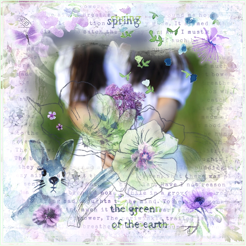 The Committed Crafter-Blended Notes-April-Spring Purples