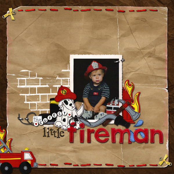 the cutest little fireman
