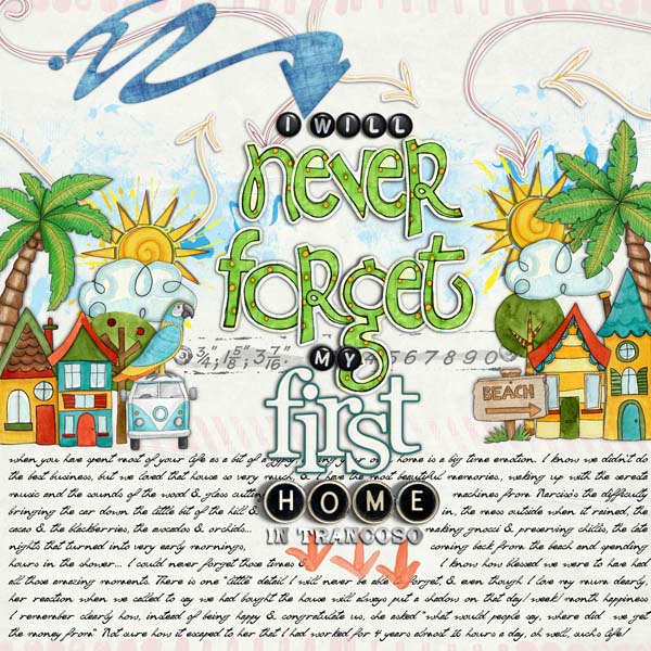 The Digi Dares#332: I Will Never Forget {my first home in Trancoso}
