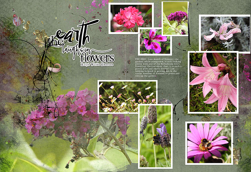 THE EARTH LAUGHS IN FLOWERS