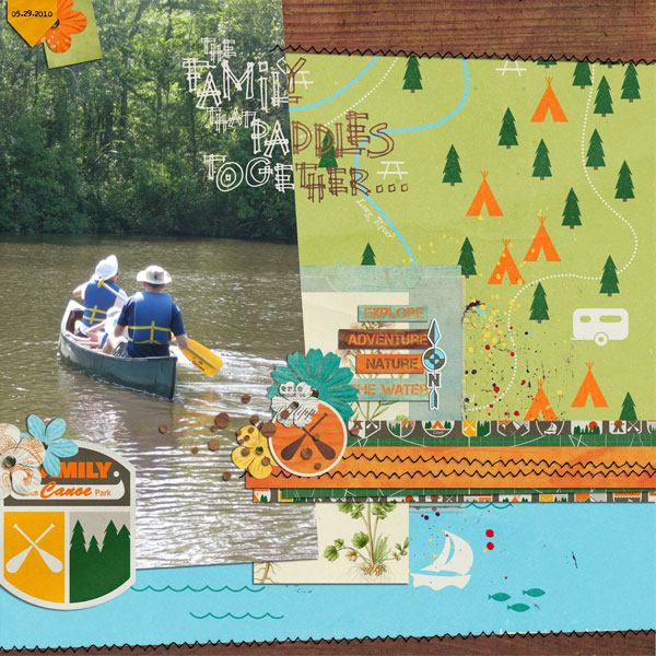 the family that paddles together....