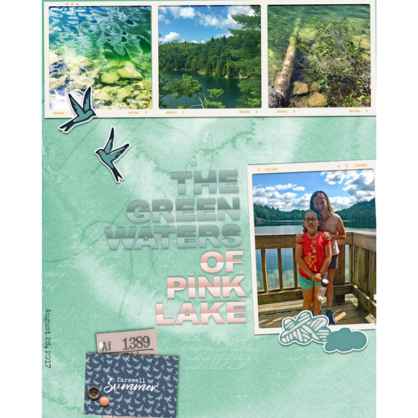 The Green Waters of Pink Lake