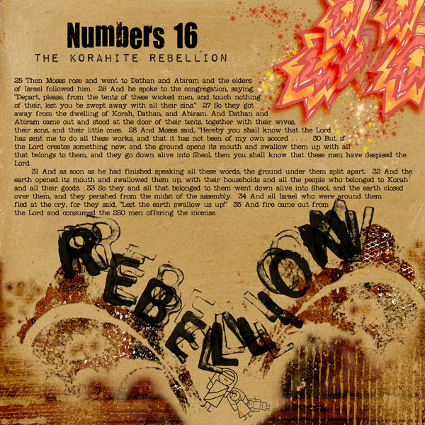 The Korahite Rebellion - Numbers 16