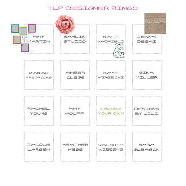 The Lily Pad Designer Bingo