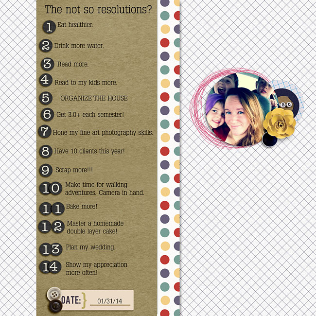 the not so resolutions?