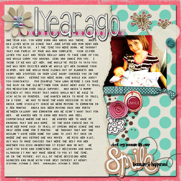 The Past: One Year Ago