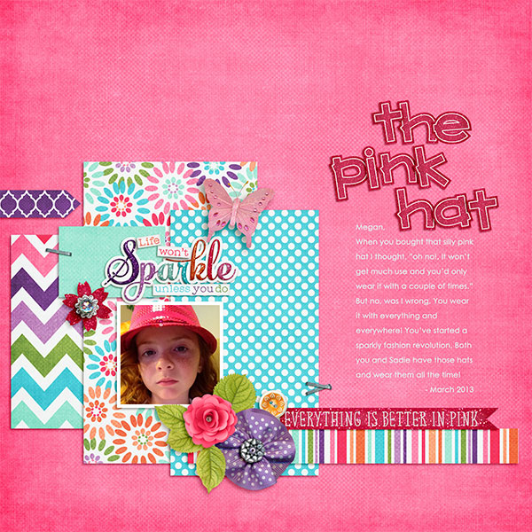 the pink hat