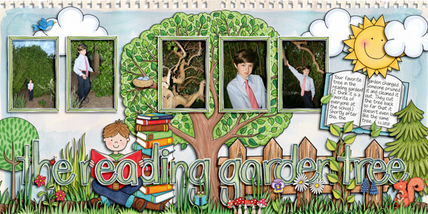 the reading garden tree