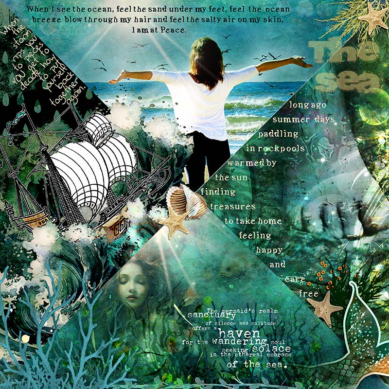 THE SEA: July Muse Completed Layout