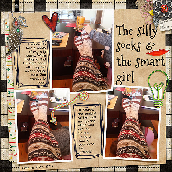 The silly socks & the smart girl