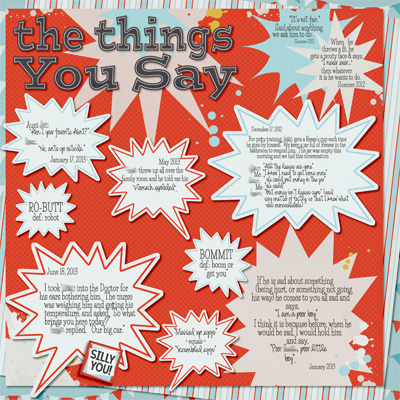 The Things You Say