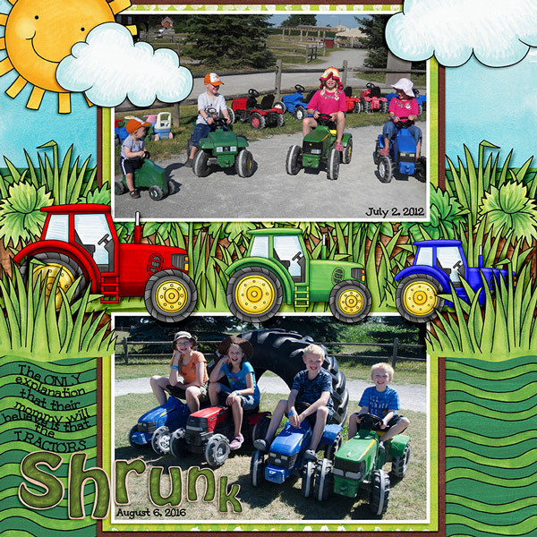 The TRACTORS shrunk